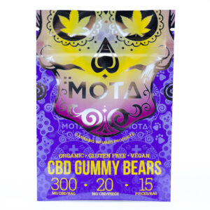 MOTA – Organic Vegan CBD Gummy Bears (300mg CBD)